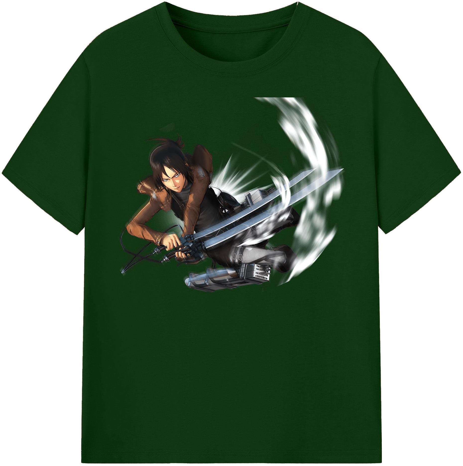 （画像用） 進撃の巨人 Attack on Titan 綿100％半袖Tシャツ（フロントプリント）